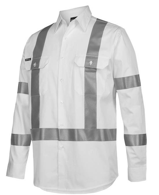 6BNS  BIOMOTION NIGHT 190G SHIRT REFLECTIVE TAPE